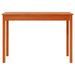 Table console marron miel 110x40x75 cm bois massif de pin - Photo n°5