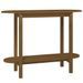 Table console Marron miel 110x40x80 cm Bois massif de pin - Photo n°1