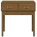 Table console Marron miel 76,5x40x75 cm Bois massif de pin - Photo n°3