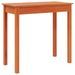 Table console marron miel 80x40x75 cm bois massif de pin - Photo n°2