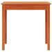 Table console marron miel 80x40x75 cm bois massif de pin - Photo n°5