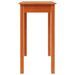 Table console marron miel 80x40x75 cm bois massif de pin - Photo n°6