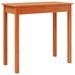 Table console marron miel 80x40x75 cm bois massif de pin - Photo n°7