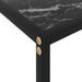 Table console Noir 100x35x75 cm Verre trempé 2 - Photo n°5