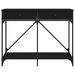 Table console noir 100x39x78,5 cm bois d'ingénierie - Photo n°6