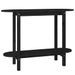 Table console Noir 110x40x80 cm Bois massif de pin - Photo n°1