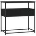 Table console noir 75x40x75 cm bois d'ingénierie - Photo n°2