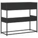 Table console noir 90x35x80 cm bois d'ingénierie - Photo n°6