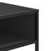Table console noir 90x35x80 cm bois d'ingénierie - Photo n°7