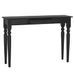 Table console Noir clair 110x30x75 cm Bois d'acajou massif - Photo n°1