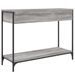 Table console sonoma gris 100x34,5x75 cm bois d'ingénierie - Photo n°8