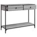 Table console sonoma gris 100x34,5x75 cm bois d'ingénierie - Photo n°5