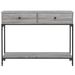 Table console sonoma gris 100x34,5x75 cm bois d'ingénierie - Photo n°6