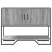 Table console sonoma gris 100x35x74,5 cm bois d'ingénierie - Photo n°4