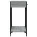 Table console sonoma gris 100x39x78,5 cm bois d'ingénierie - Photo n°7