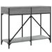 Table console sonoma gris 100x39x78,5 cm bois d'ingénierie - Photo n°8