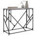 Table console sonoma gris 100x40x80 cm bois d'ingénierie - Photo n°3