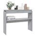 Table console Sonoma gris 102x30x80 cm Bois d'ingénierie - Photo n°5