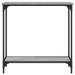 Table console sonoma gris 75x30,5x75 cm bois d'ingénierie - Photo n°4