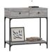 Table console sonoma gris 75x34,5x75 cm bois d'ingénierie - Photo n°3