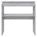 Table console Sonoma gris 80x30x80 cm Bois d'ingénierie - Photo n°3