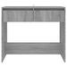 Table console sonoma gris 89x41x76,5 cm bois d'ingénierie - Photo n°5