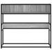 Table console sonoma gris 90x35x80 cm bois d'ingénierie - Photo n°4