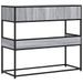 Table console sonoma gris 90x35x80 cm bois d'ingénierie - Photo n°6