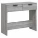 Table console Sonoma gris 90x36x75 cm Bois d'ingénierie - Photo n°2