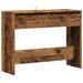 Table console vieux bois 100x35x76,5 cm bois d'ingénierie - Photo n°2