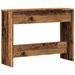 Table console vieux bois 100x35x76,5 cm bois d'ingénierie - Photo n°6