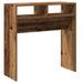 Table console vieux bois 78x30x80 cm bois d'ingénierie - Photo n°6