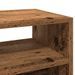 Table console vieux bois 78x30x80 cm bois d'ingénierie - Photo n°7