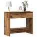 Table console vieux bois 89x41x76,5 cm bois d'ingénierie - Photo n°1