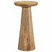 Table d'appoint Ø30x60 cm bois de manguier massif - Photo n°2