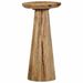 Table d'appoint Ø30x60 cm bois de manguier massif - Photo n°3