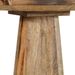 Table d'appoint Ø30x60 cm bois de manguier massif - Photo n°7