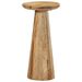Table d'appoint Ø30x60 cm bois de manguier massif - Photo n°11