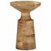 Table d'appoint Ø33x50 cm bois de manguier massif - Photo n°3