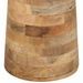 Table d'appoint Ø33x50 cm bois de manguier massif - Photo n°6
