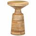 Table d'appoint Ø33x50 cm bois de manguier massif - Photo n°10