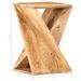 Table d'appoint 35 x 35 x 55 cm Bois de manguier massif - Photo n°4