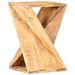 Table d'appoint 35 x 35 x 55 cm Bois de manguier massif - Photo n°7