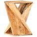 Table d'appoint 35 x 35 x 55 cm Bois de manguier massif - Photo n°8