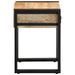 Table d'appoint 35x35x50 cm bois massif de manguier brut - Photo n°4
