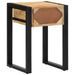 Table d'appoint 35x35x50 cm bois massif de manguier brut - Photo n°5