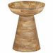 Table d'appoint Ø37x45 cm bois de manguier massif - Photo n°3