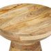 Table d'appoint Ø37x45 cm bois de manguier massif - Photo n°5