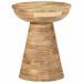 Table d'appoint Ø37x45 cm bois de manguier massif - Photo n°11