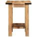 Table d'appoint 40x30x40 cm bois massif de manguier brut - Photo n°3